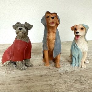 Roman Dog Crèche Nativity Partial Resin Set